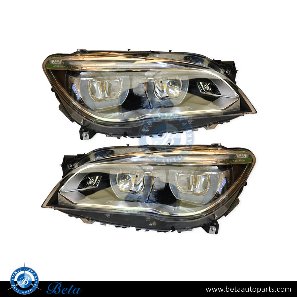 Headlamp Upgrade From Xenon To Adaptive LED Look for BMW 7 Series F01/F02 LCI 2013-2015 models, Part Number 63117348502/63117348503 Headlamp Upgrade From Xenon To Adaptive LED Look for BMW 7 Series F01/F02 LCI 2013-2015 models, Part Number 63117348502/63117348503